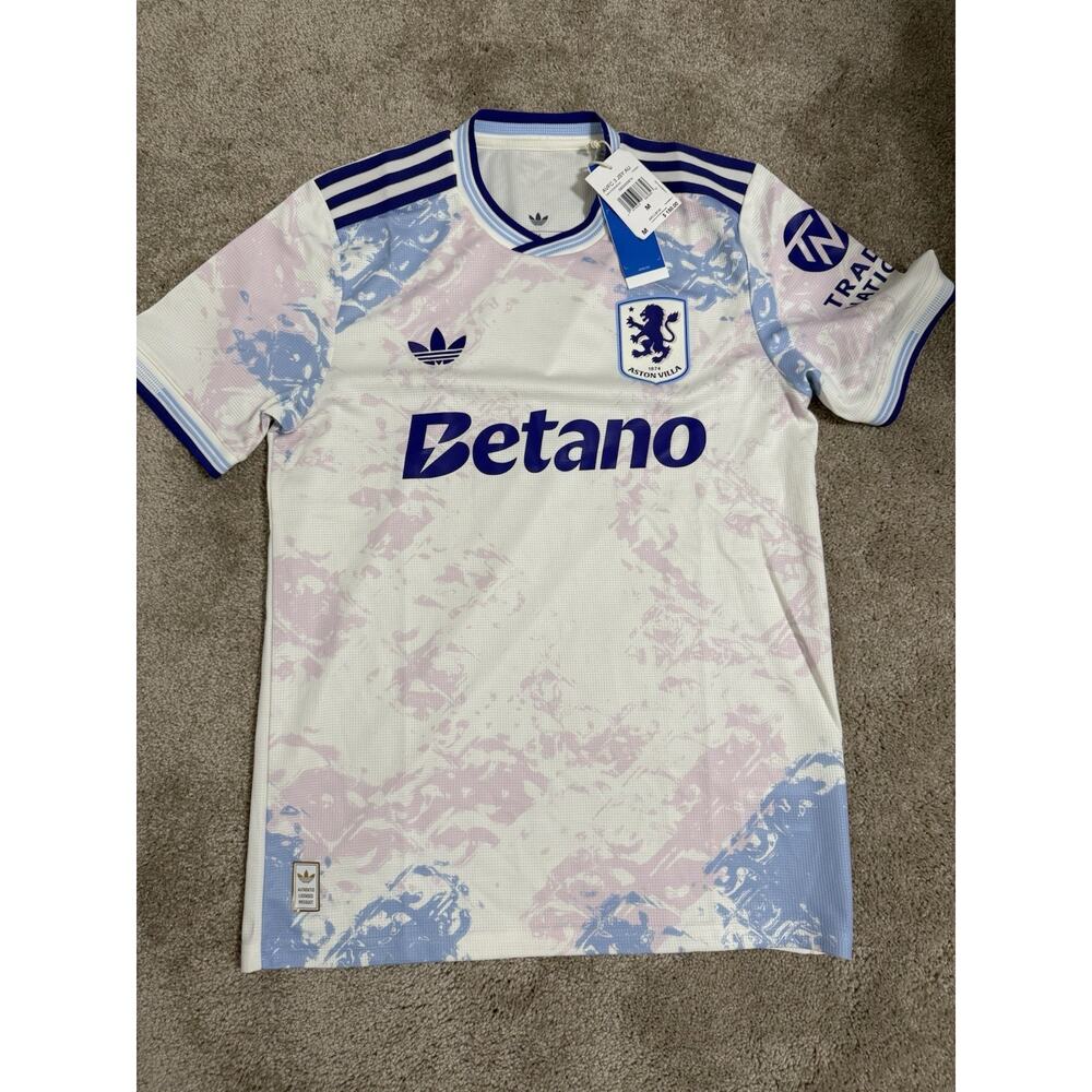 Adidas Aston Villa FC 25/26 Third Authentic Jersey KA0861 Men's Size M $150